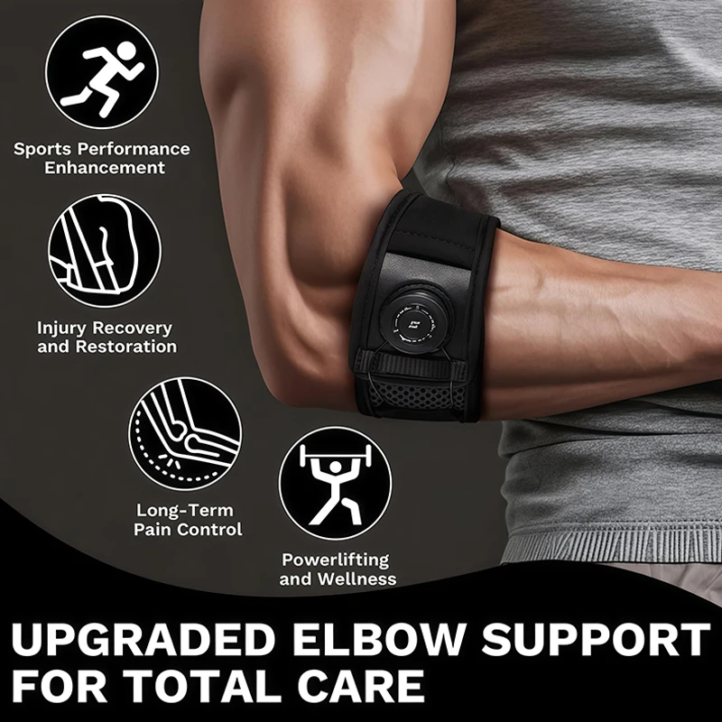 `Adjustable Knob Elbow Brace S - đánh giá và giá Badminton Materi